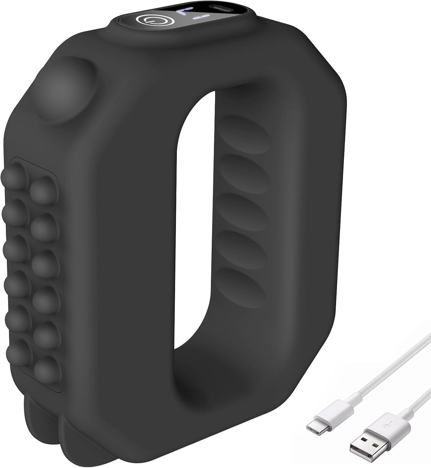 loopwell ring — cordless deep-tissue recovery ring with USB-C cable