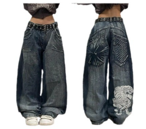 White Tiger Wide-Leg Denim