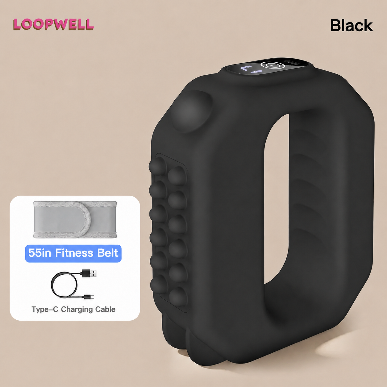 The Loopwell Ring™ — Cordless Deep-Tissue / Fascia Recovery Ring + Belt